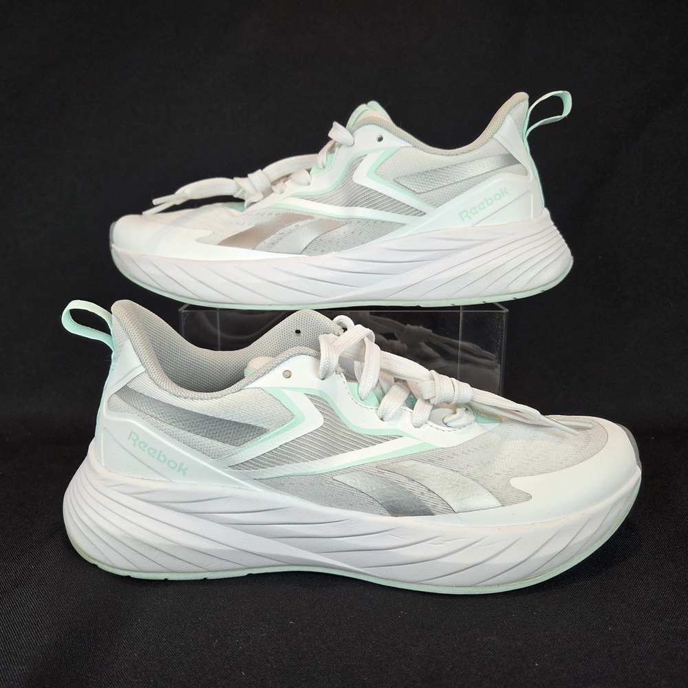 Reebok Verse Womens SIZE 8.5 Athletic Shoes White/Gray/Mint Green